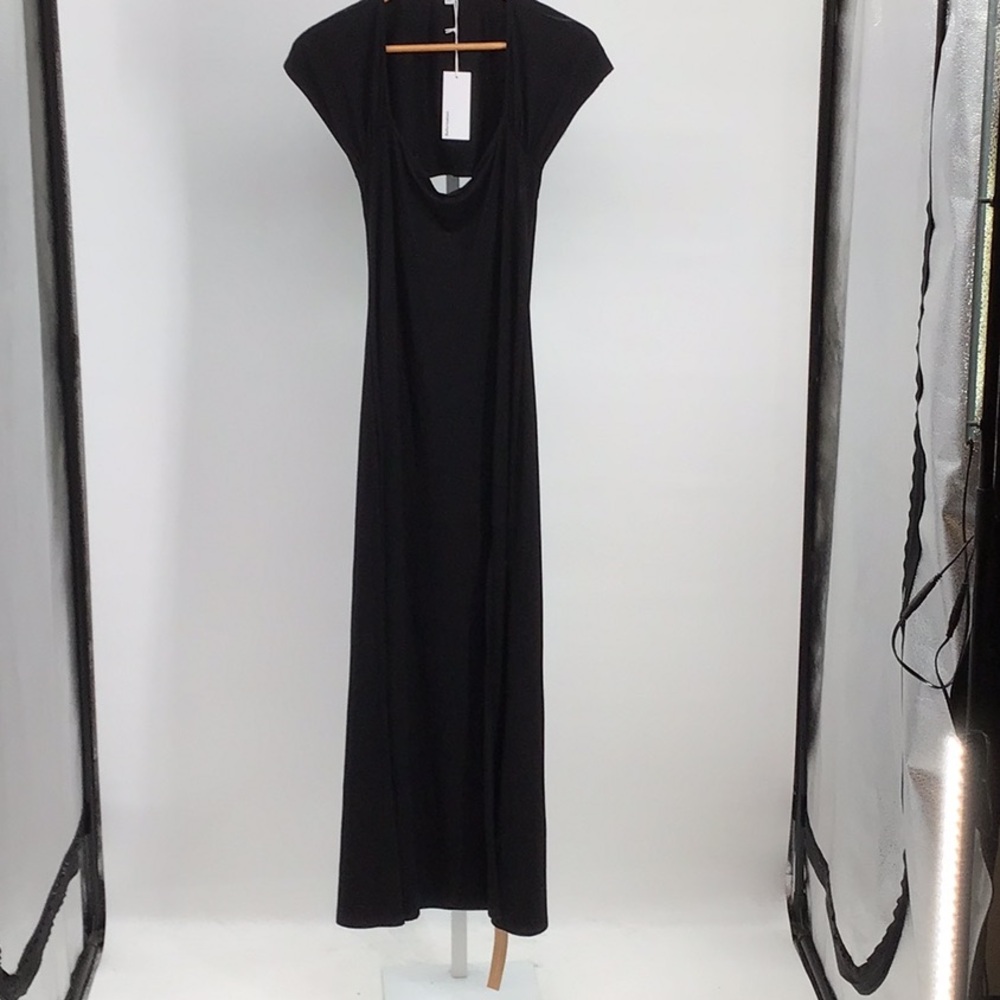 Reformation Elegant Black Maxi Dress Size L - Picture 4 of 10
